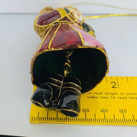 Vintage Cloisonné Bell Ornament - Picture 7 of 7